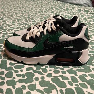 Nike Air Max - green, gold, black and white